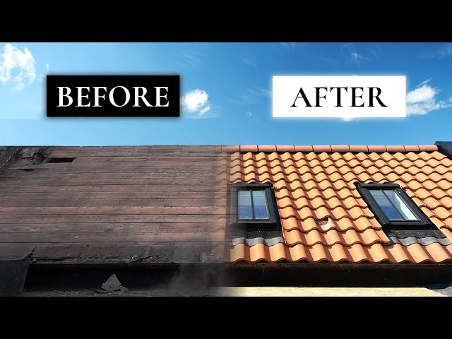 Completed roofing project by Home Protect team