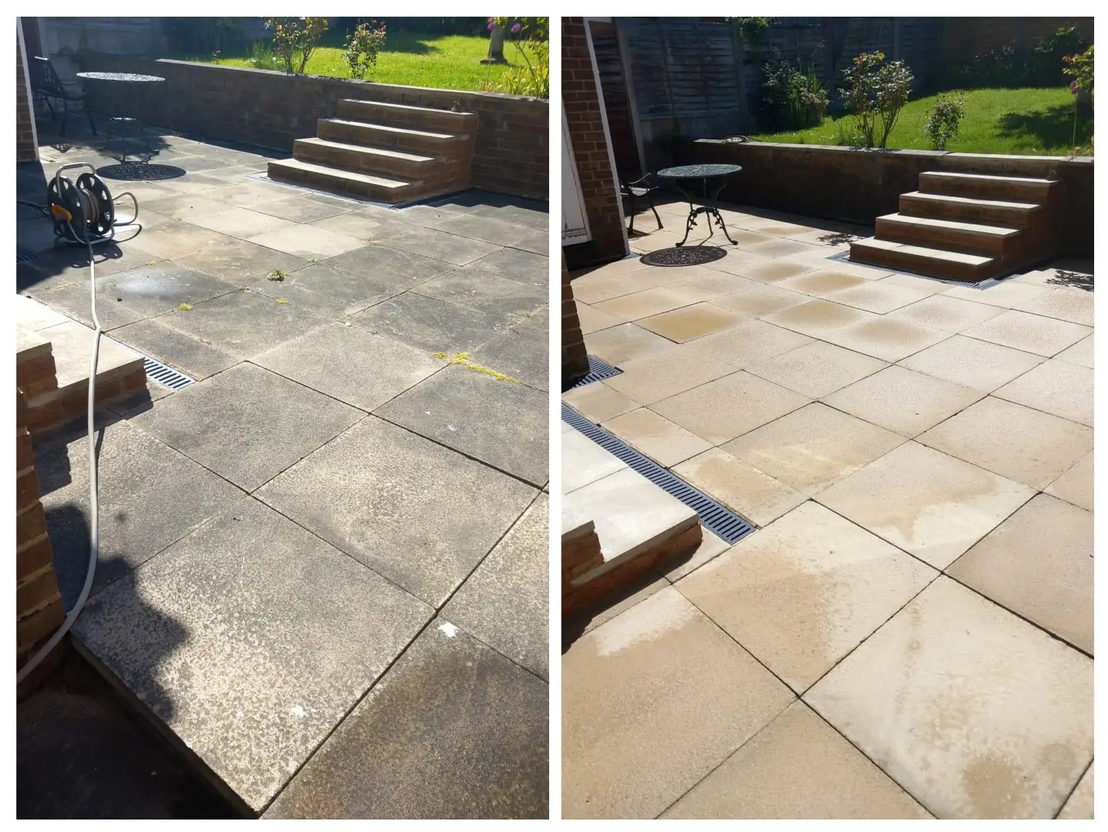 Patio After Powerwashing