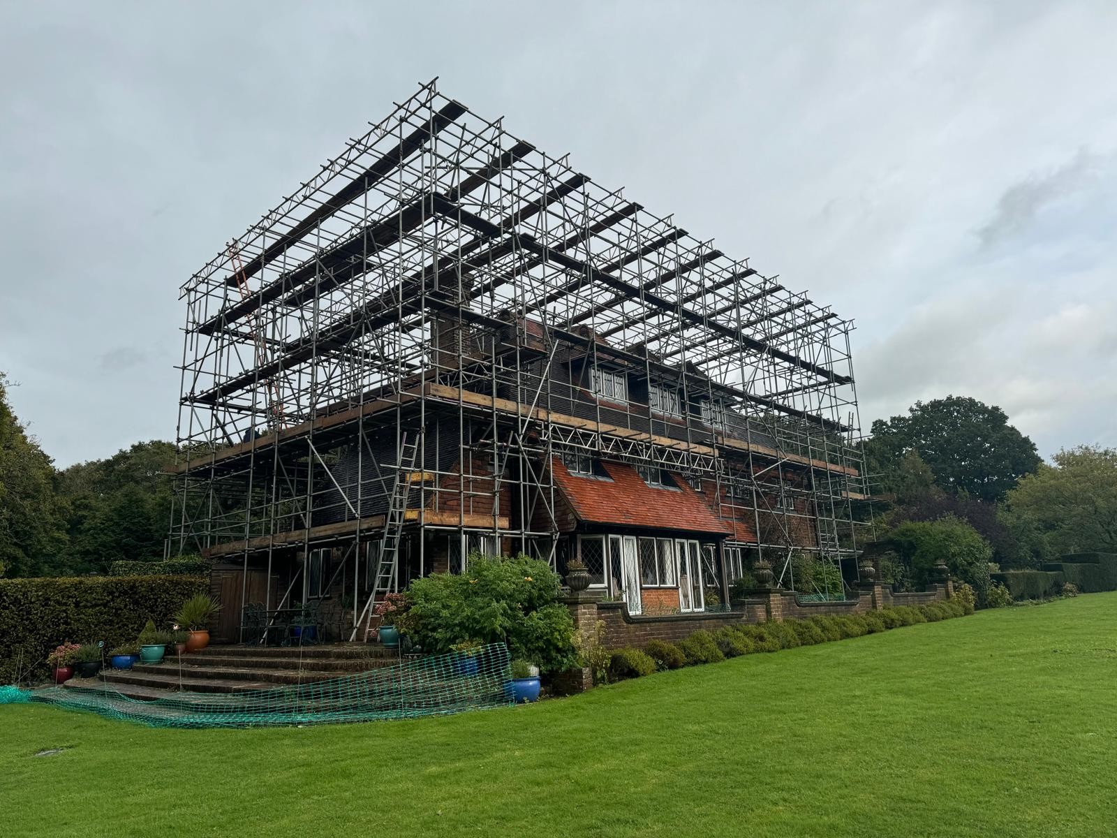 Home Protect team working on a roofing project in Edinburgh