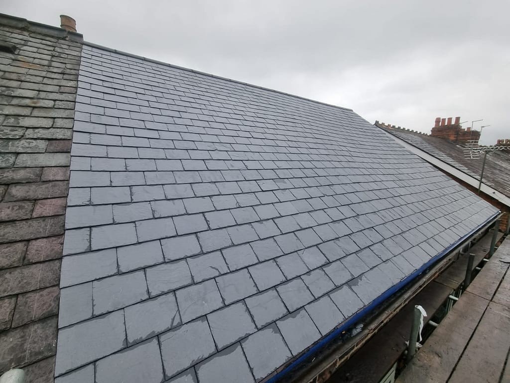 New Slate Roof Installation