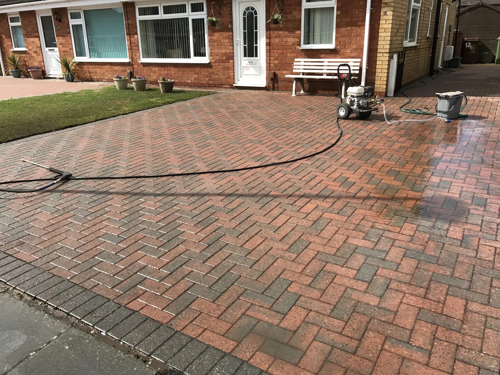 Driveway Pressure Washing